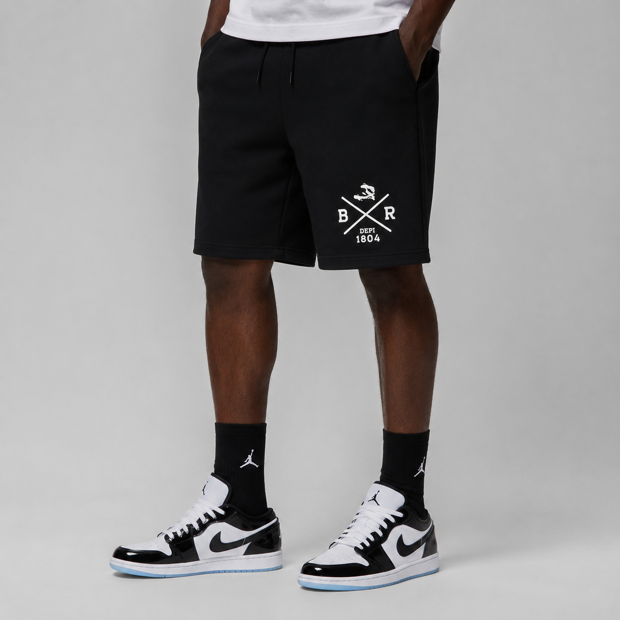 BLACK REPUBLIC DEPI 1804 MEN'S FLEECE SHORTS