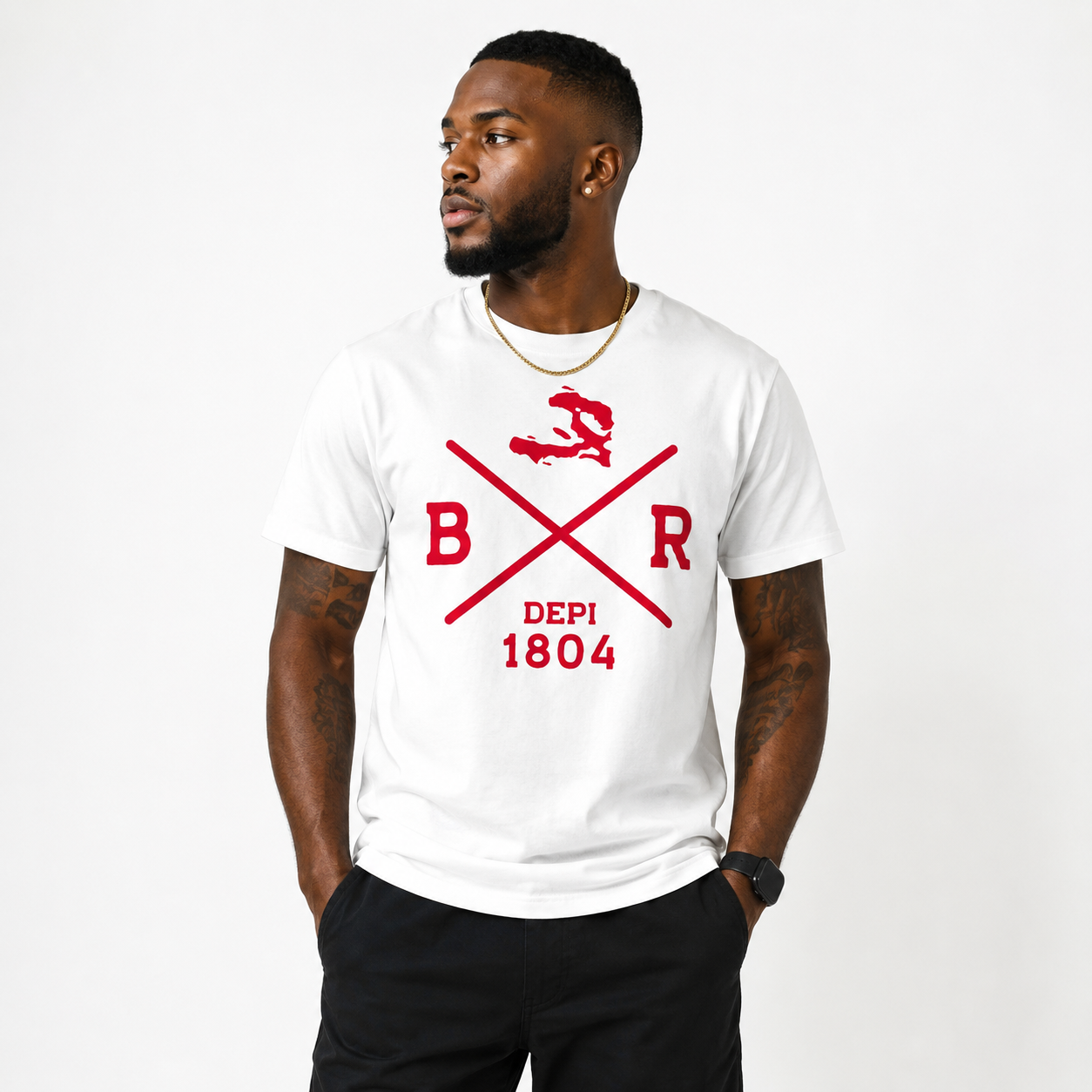 BLACK REPUBLIC DEPI 1804 Men’s heavyweight tee
