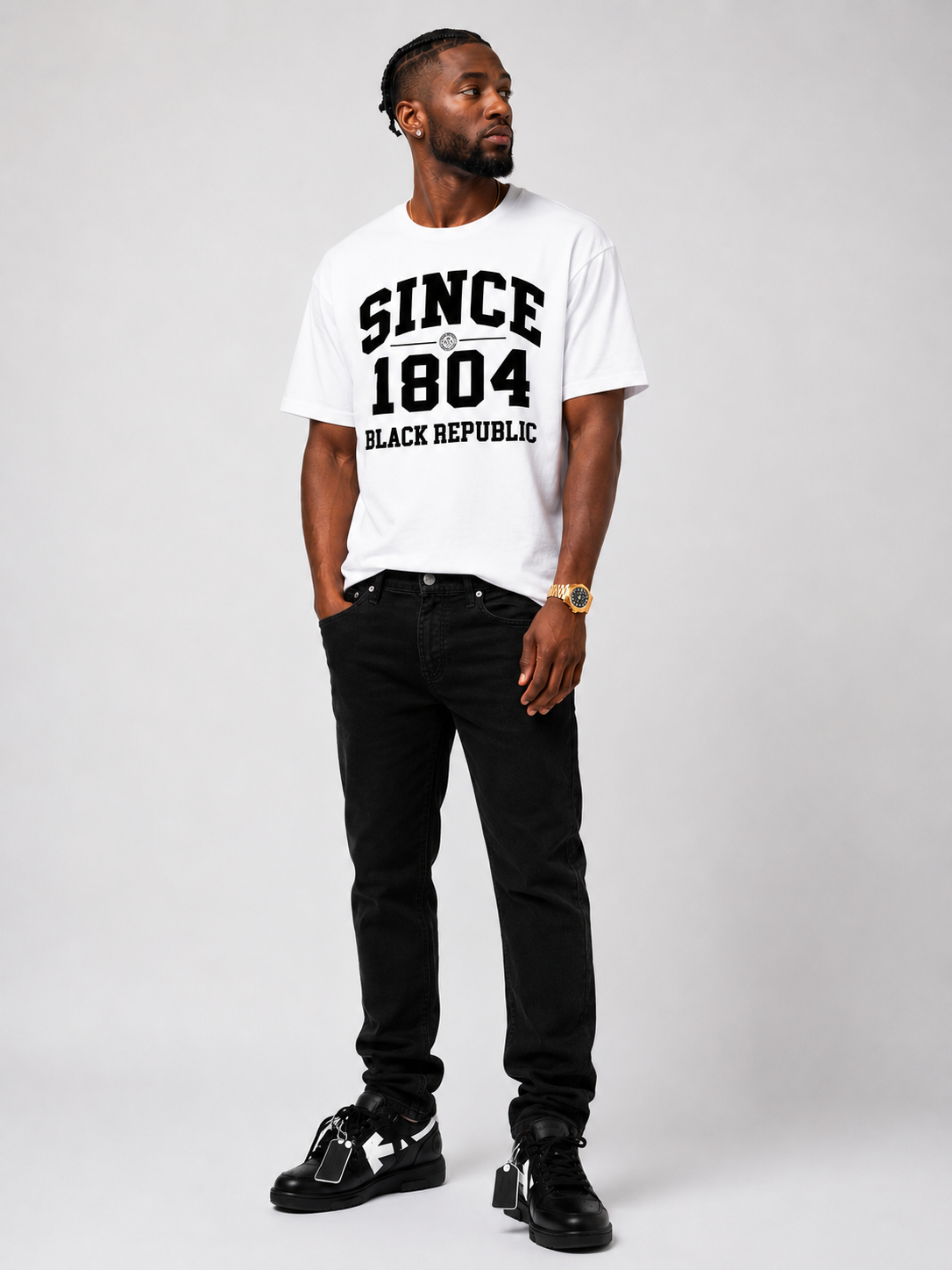 SINCE 1804 BLACK REPUBLIC TEE